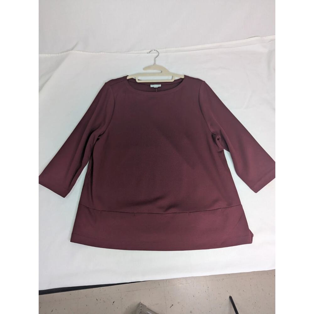 J Jill 3/4 Sleeve Top - Size Large NWT